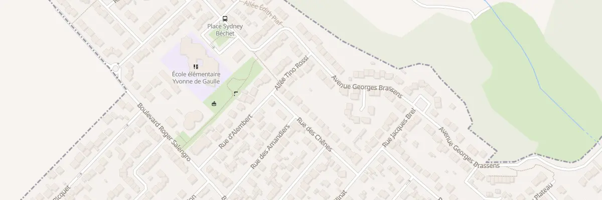 Plan du 16 Rue des Chenes à Goussainville