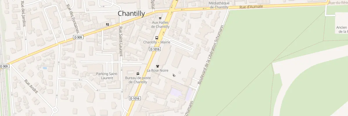 Plan du 15 Av du Mal Joffre à Chantilly