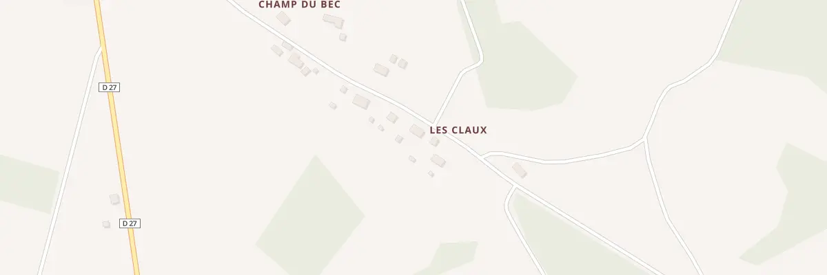 Plan du 5067 Les Claux à Thalamy