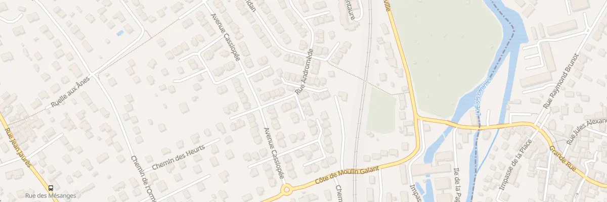 Plan du 47 Rue Andromède à Villabé