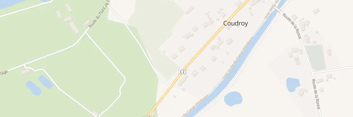 Plan du 28 Rte de Choiseau à Coudroy