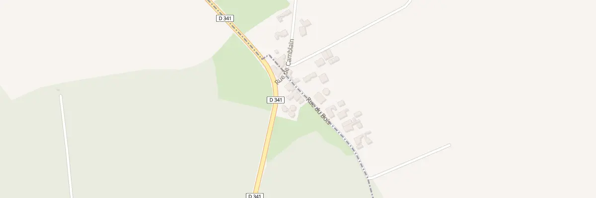 Plan du 2 Rue du Bois à Camblain-Châtelain