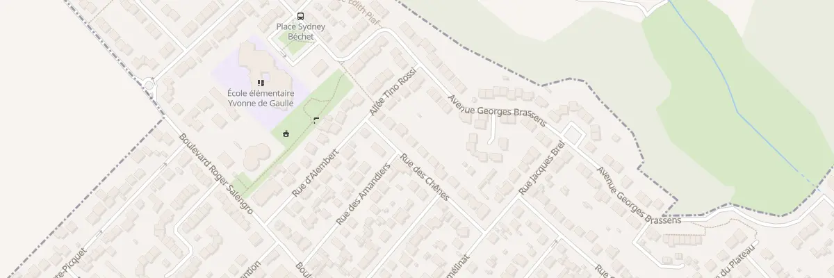 Plan du 14 Rue des Chenes à Goussainville