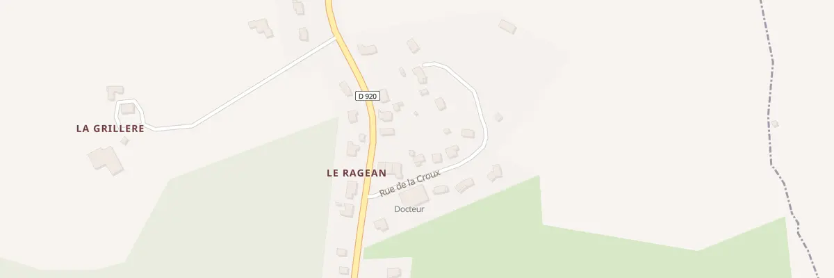 Plan du 3 Rue de la Croux à Lafeuillade-en-Vézie