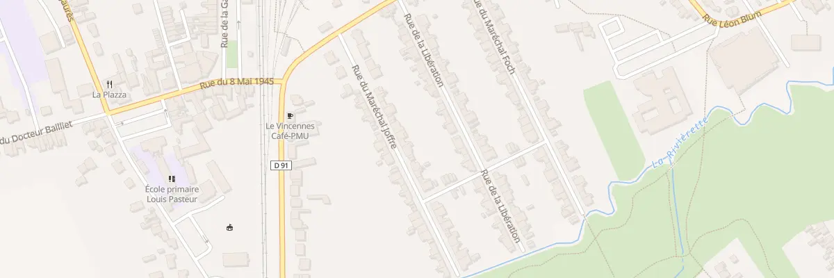 Plan du 21 Rue Joffre à Isbergues