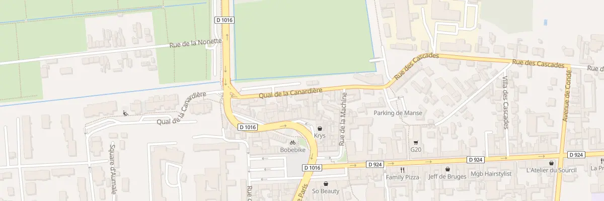 Plan du 9 Quai de la Canardiere à Chantilly