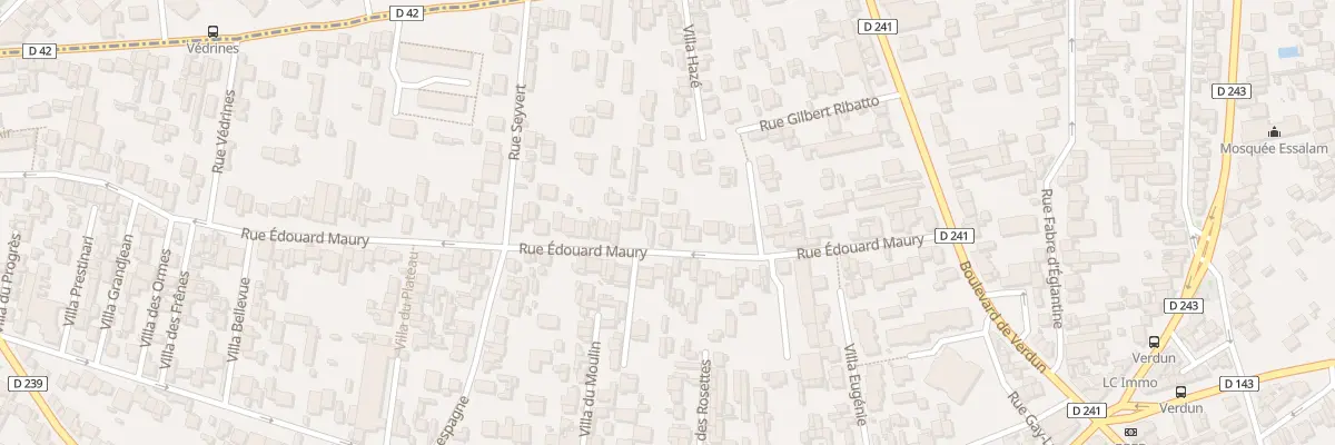Plan du 44 Rue Édouard Maury à Fontenay-sous-Bois