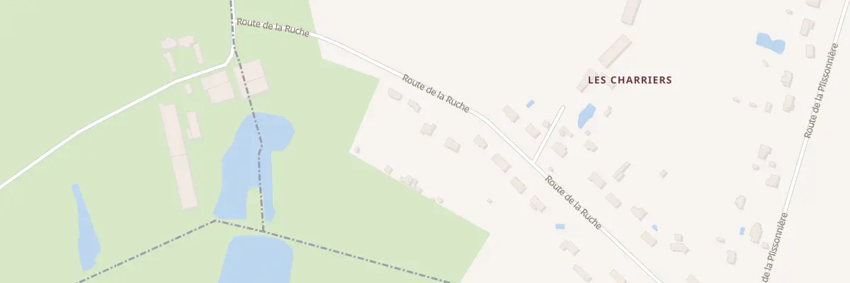 Plan du 25 Rte de la Ruche à Coudroy