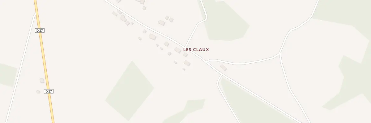 Plan du 5070 Les Claux à Thalamy