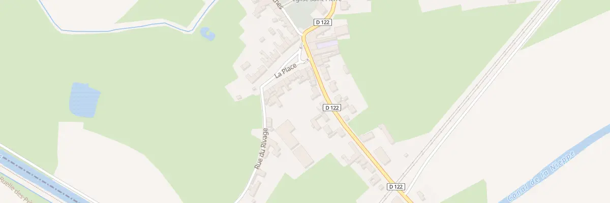 Plan du 8 Rue de Tannay à Thiennes
