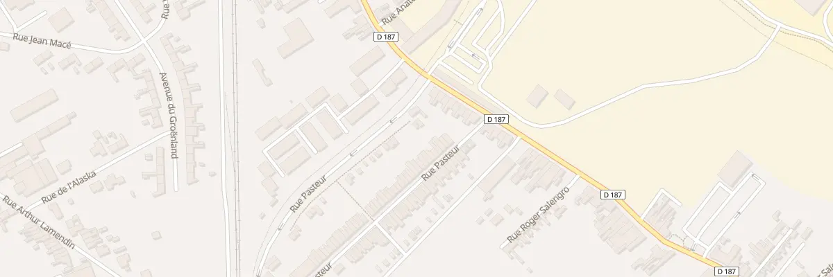 Plan du 12 Rue Pasteur à Isbergues