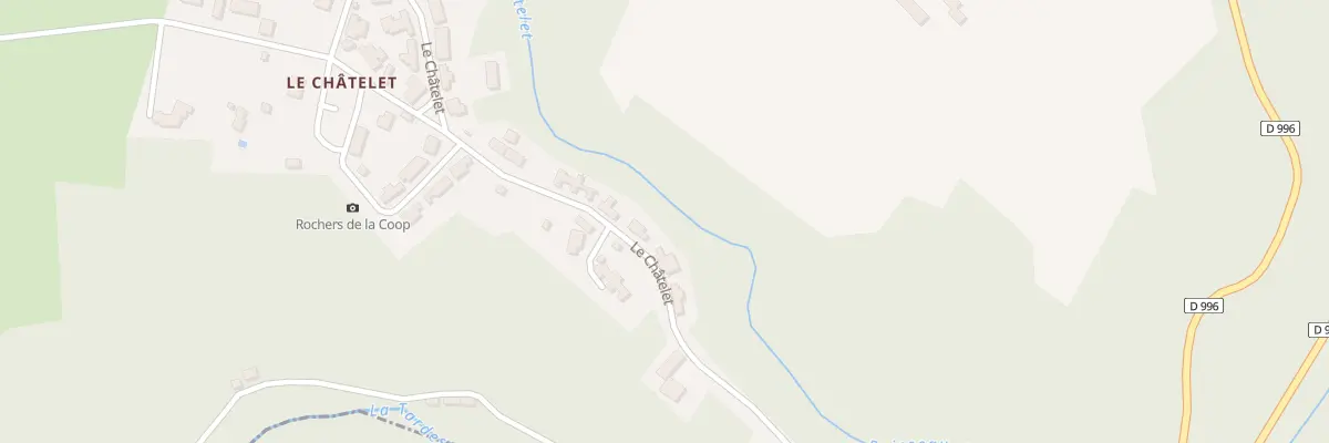 Plan du 42 Le Chatelet à Budelière