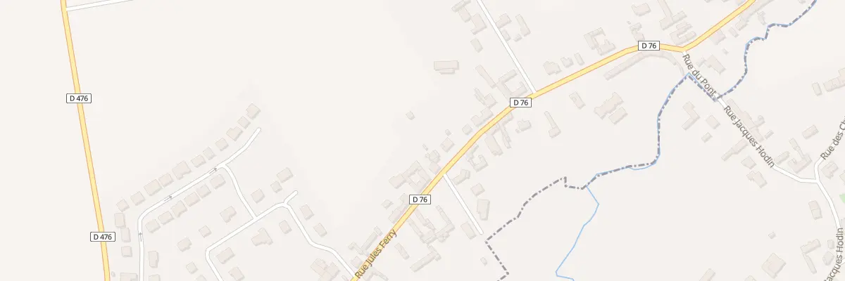 Plan du 45 Rue Jules Ferry à Berteaucourt-lès-Thennes