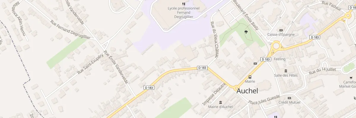 Plan du 4 Rue Uriane Sorriaux à Auchel