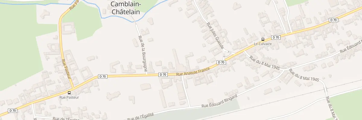 Plan du 90 Rue Anatole France à Camblain-Châtelain