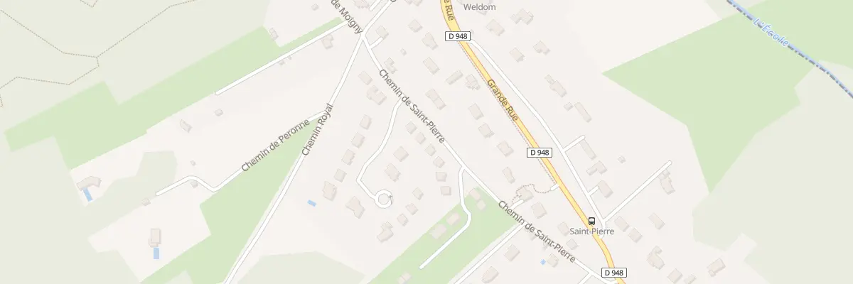 Plan du 33 Che de Saint Pierre à Oncy-sur-École