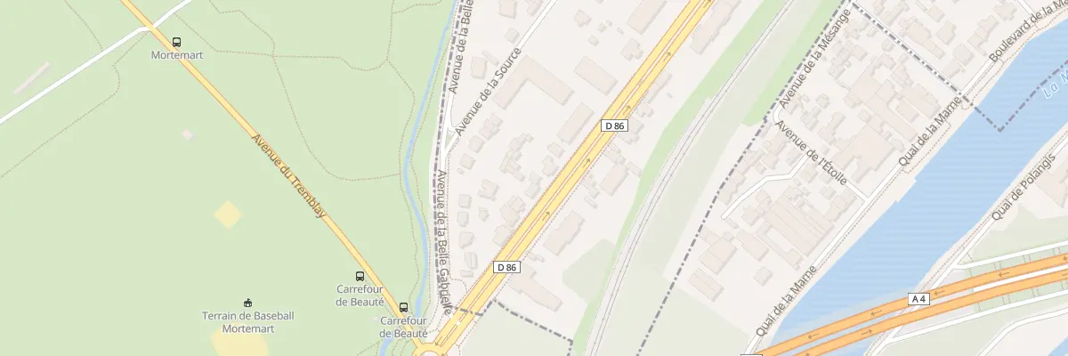 Plan du 54 Av de Joinville à Nogent-sur-Marne