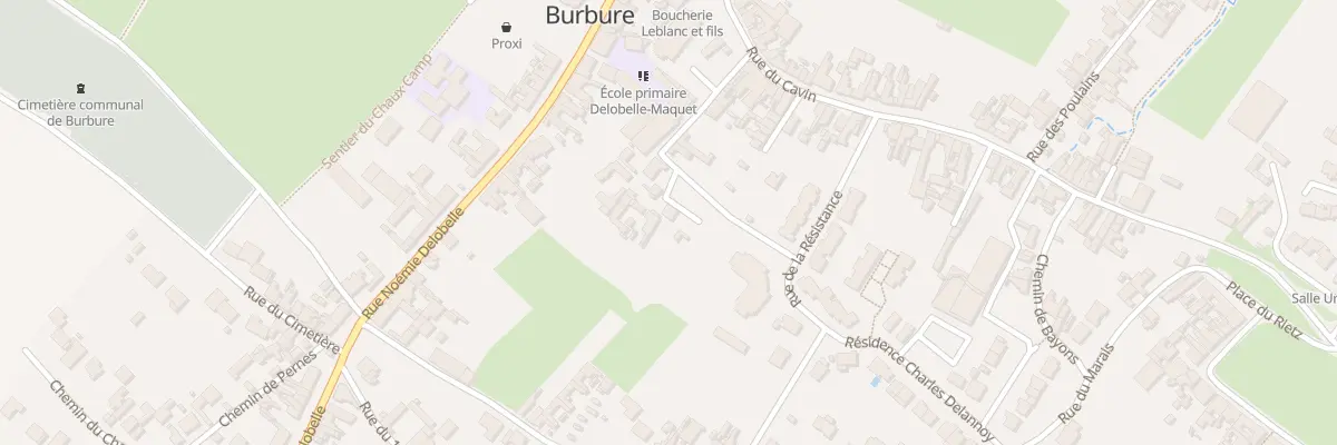Plan du 10 Rue des Ecoles à Burbure