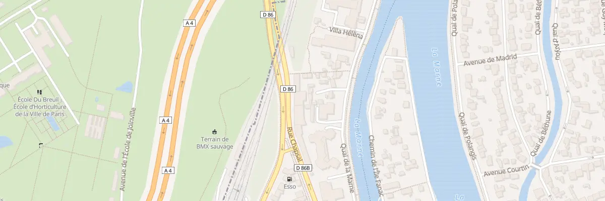 Plan du 38 Rue Chapsal à Joinville-le-Pont