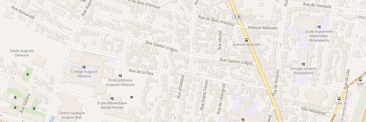 Plan du 37 Rue Gaston Crépin à Bobigny
