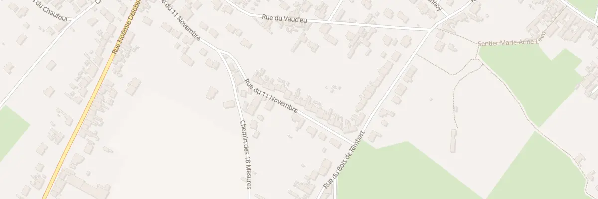Plan du 19 Rue du 11 Novembre à Burbure