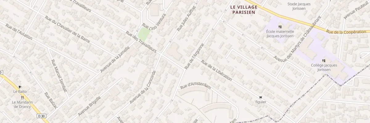 Plan du 73 Rue Des Travailleurs à Drancy