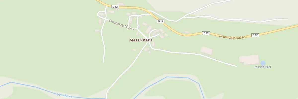 Plan du 5287 Maleprade à Anglards-de-Salers