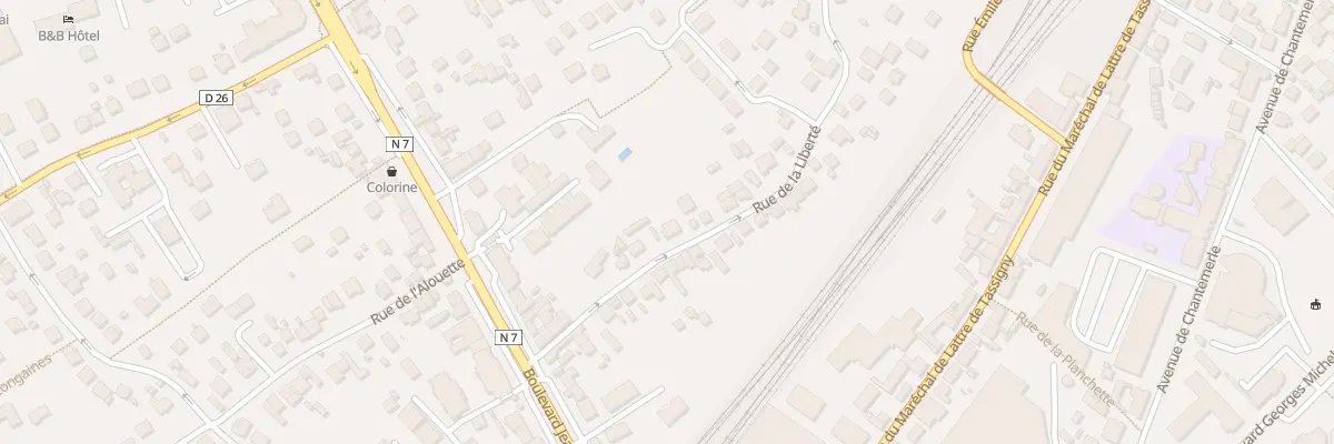 Plan du 44 Rue de la Liberté à Corbeil-Essonnes