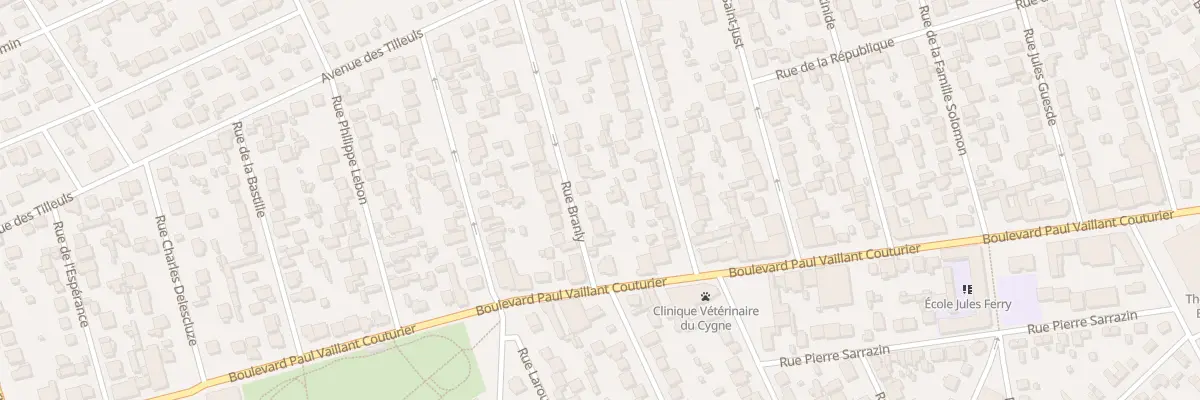 Plan du 10 Rue Branly à Goussainville