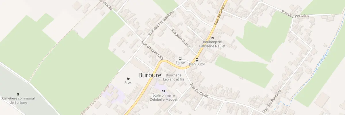 Plan du 4 Rue Noemie Delobelle à Burbure