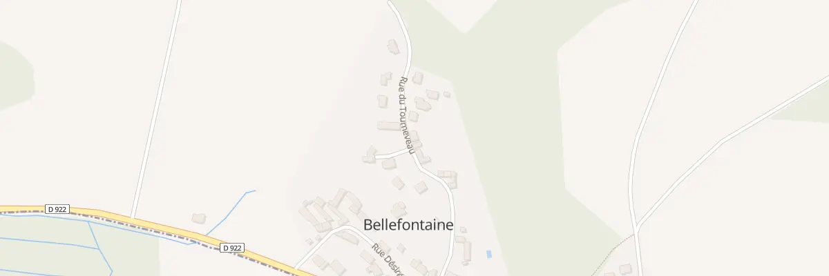 Plan du 16 Rue du Tourneveau à Bellefontaine