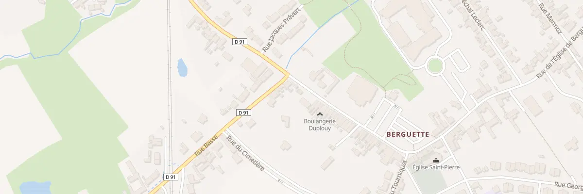 Plan du 1 Rue Basse Rue à Isbergues