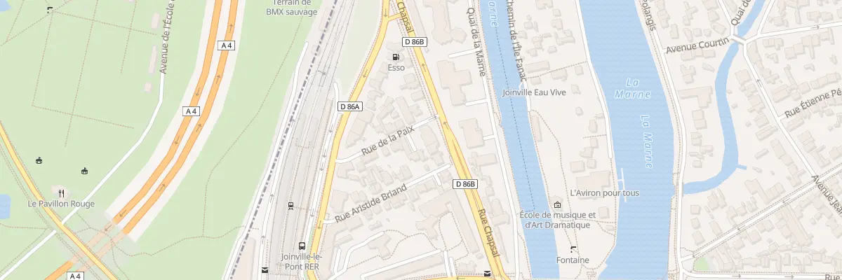 Plan du 25 Rue Chapsal à Joinville-le-Pont