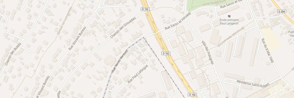 Plan du 20 Rue Paul Lafargue à Villeneuve-Saint-Georges