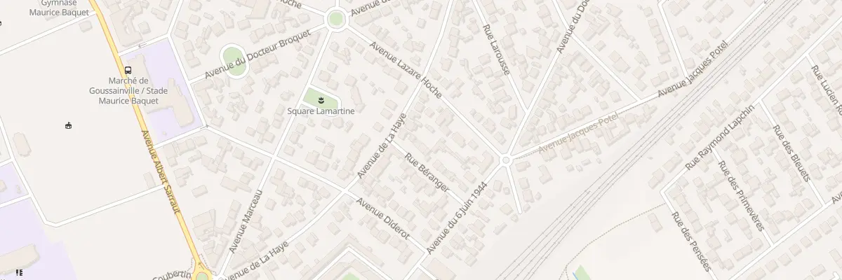 Plan du 14 Rue Beranger à Goussainville