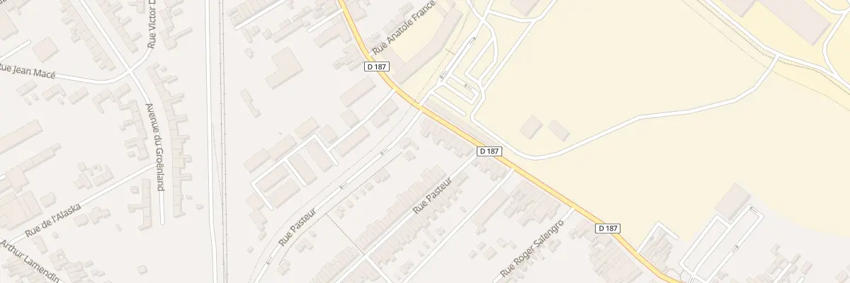 Plan du 4 Rue Roger Salengro à Isbergues