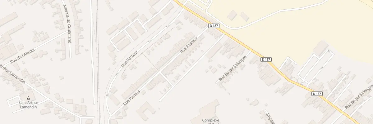 Plan du 23 Rue Pasteur à Isbergues