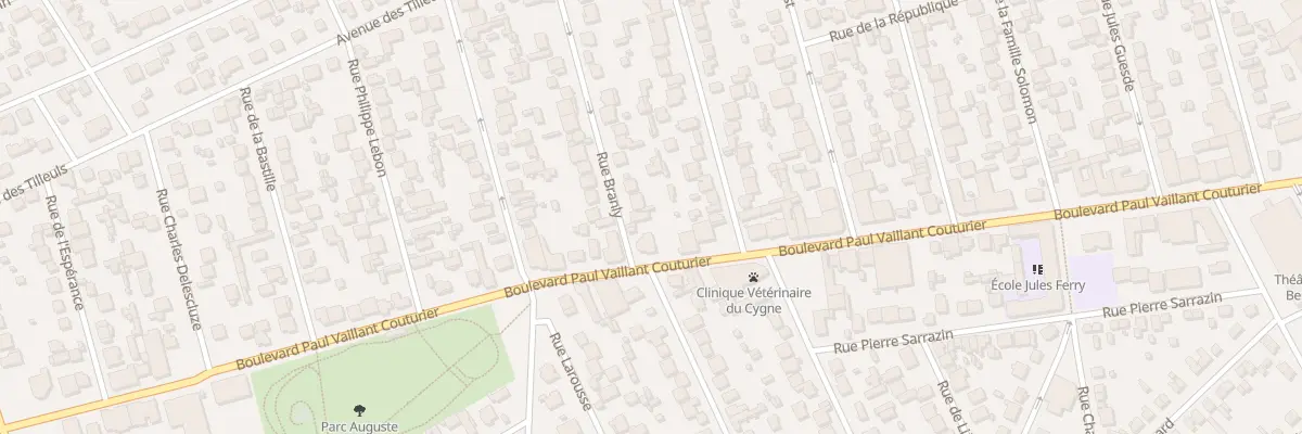 Plan du 4 Rue Branly à Goussainville