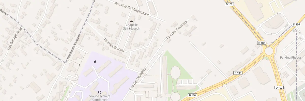 Plan du 28 Rue des Erables à Villeneuve-Saint-Georges