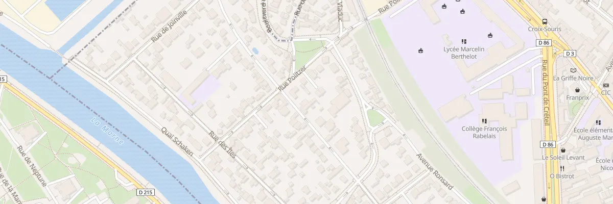 Plan du 21 Rue Jules Joffrin à Saint-Maur-des-Fossés