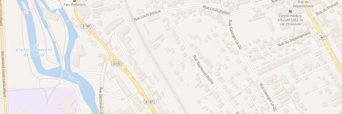 Plan du 18 Rue Raymond Rozier à Corbeil-Essonnes