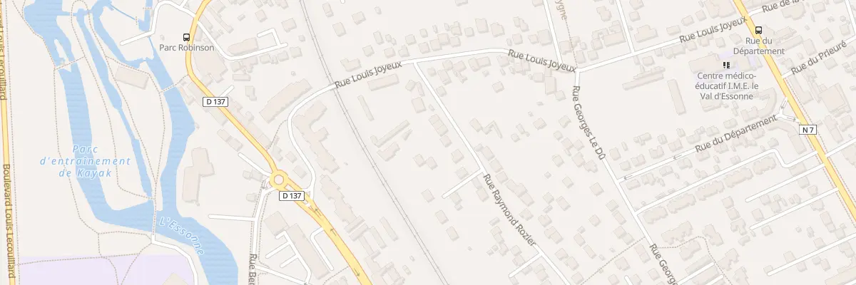 Plan du 12 Rue Raymond Rozier à Corbeil-Essonnes