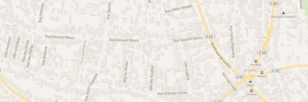 Plan du 61 Rue Édouard Maury à Fontenay-sous-Bois