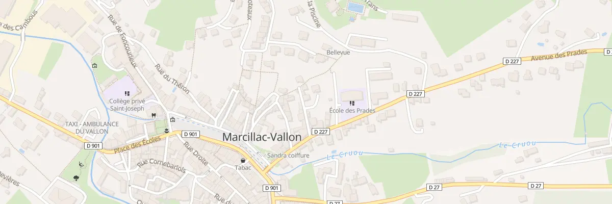 Plan du 12 Rue Cambou à Marcillac-Vallon