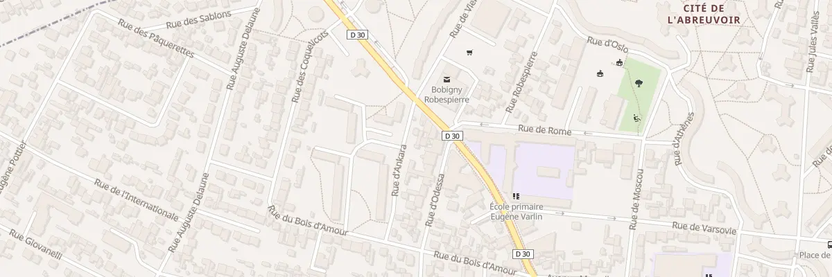 Plan du 89 Av Ed Vaillant à Bobigny