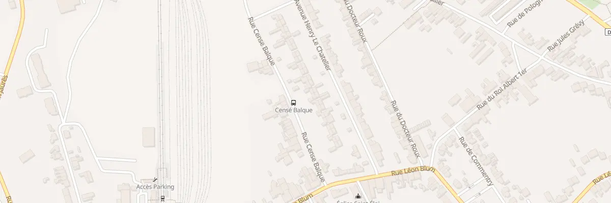 Plan du 21 Rue Cense Balque à Isbergues