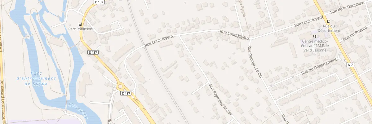 Plan du 8B Rue Raymond Rozier à Corbeil-Essonnes