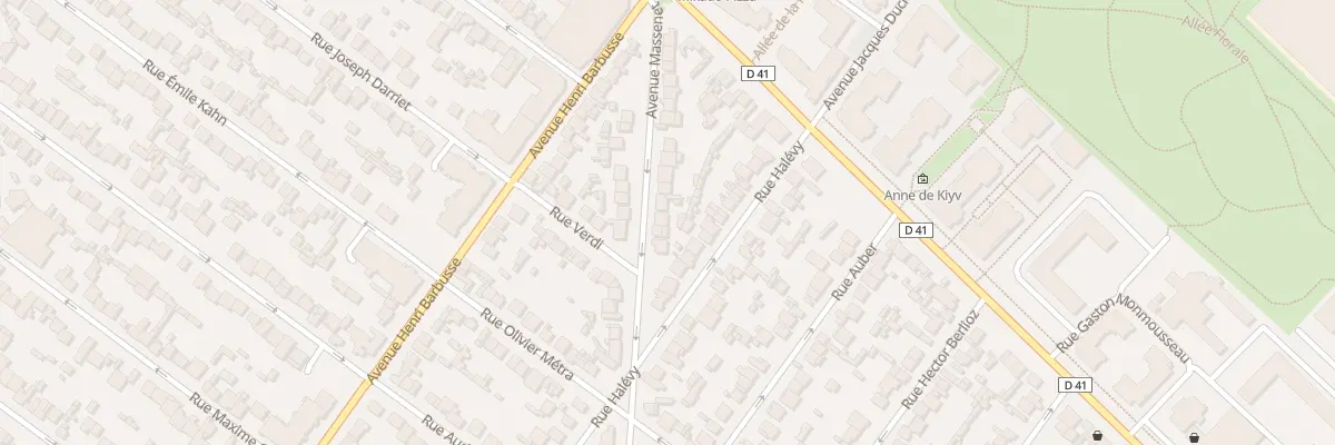Plan du 86 Av Massenet au Blanc-Mesnil