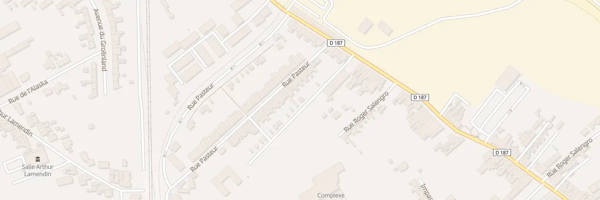 Plan du 19 Rue Pasteur à Isbergues