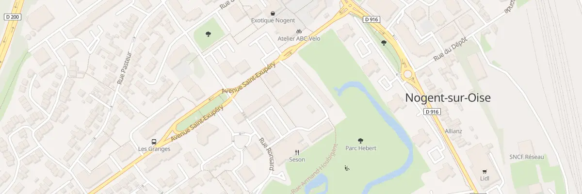 Plan du 8 Rue Chateaubriand à Nogent-sur-Oise